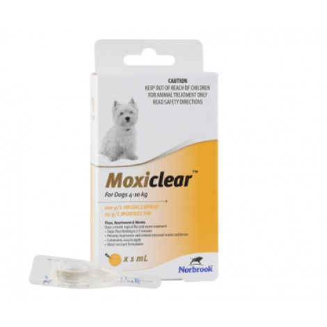 Moxiclear for Dogs 4-10kg Yellow Image