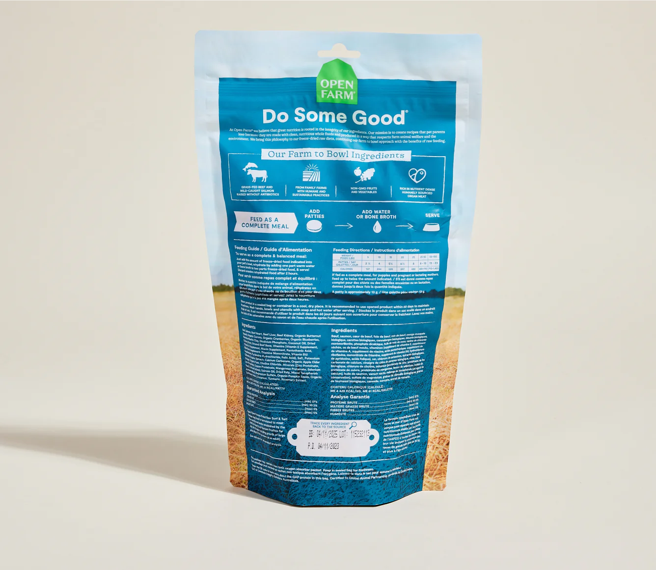 Surf & Turf Freeze-Dried Raw Patties Freeze-Dried Dog Food Image 3