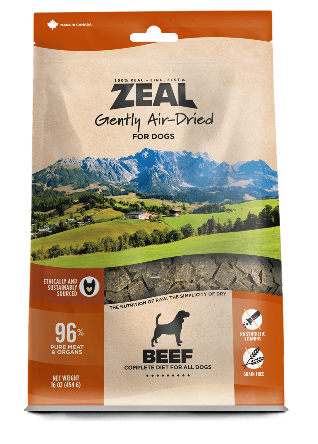 Gently Air-Dried Grain Free Beef Recipe Image 0