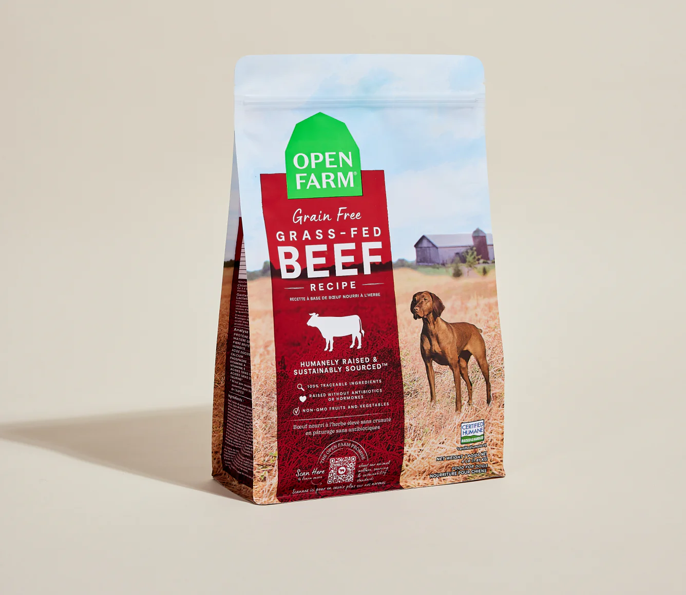 Grass-Fed Beef Dry Dog Food Image 0