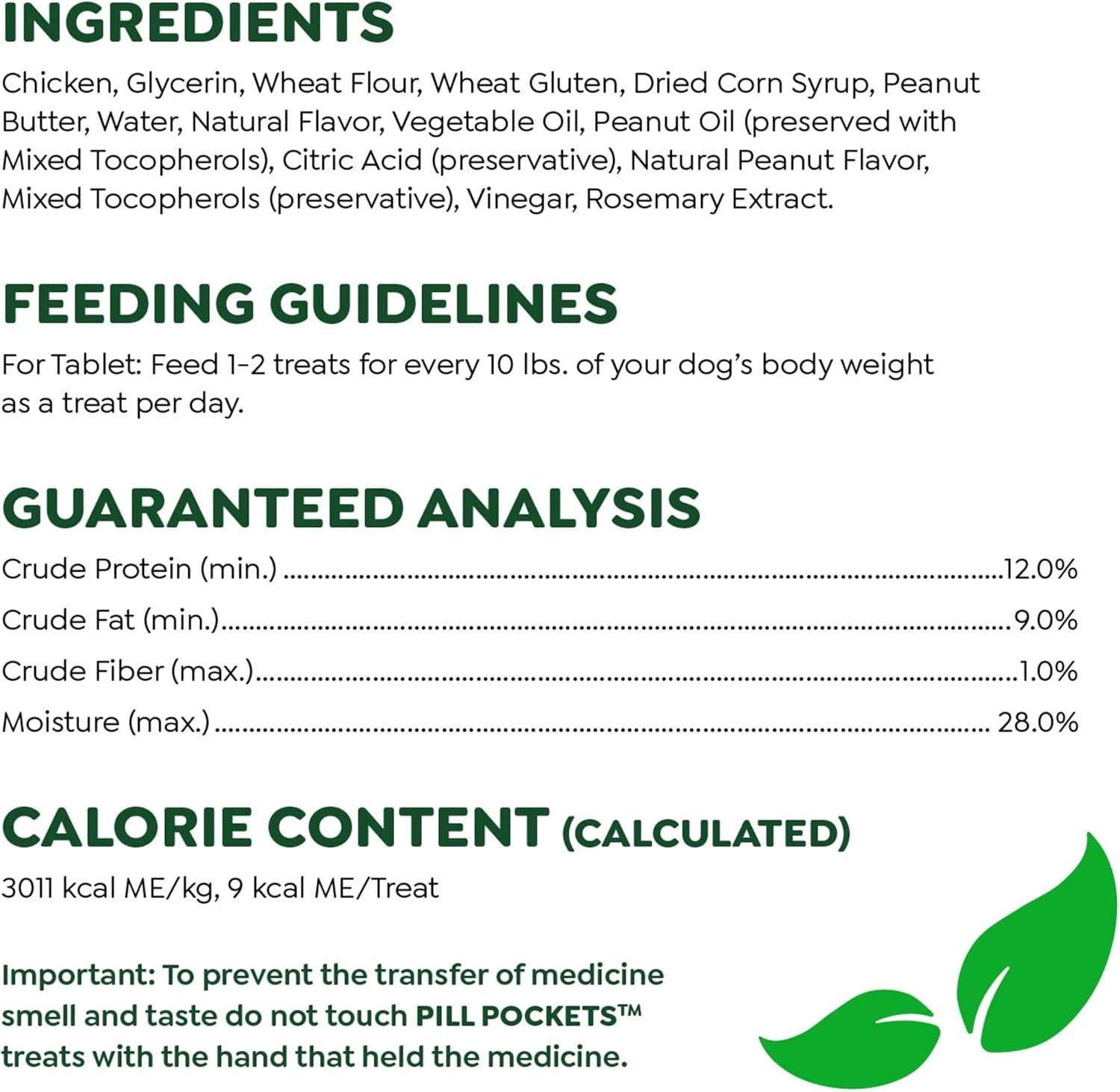Greenies Dog Pill Pockets Tablet Size Image 1