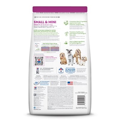 Senior Vitality Dog Small & Mini Chicken & Rice Image 1