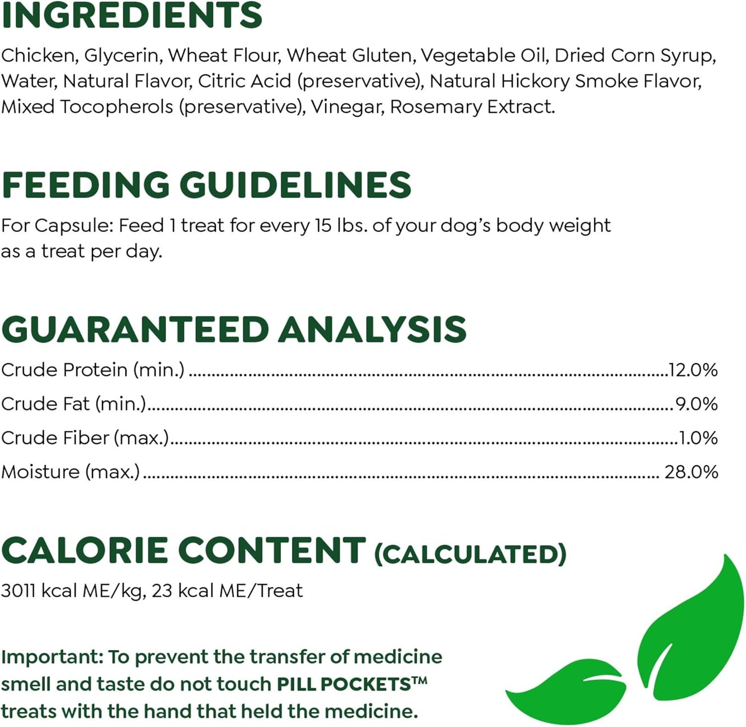 Greenies Dog Pill Pockets Capsule Sized Image 1