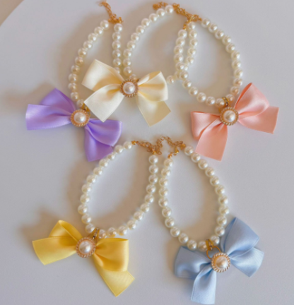 Pearl Bowtie Necklace Image