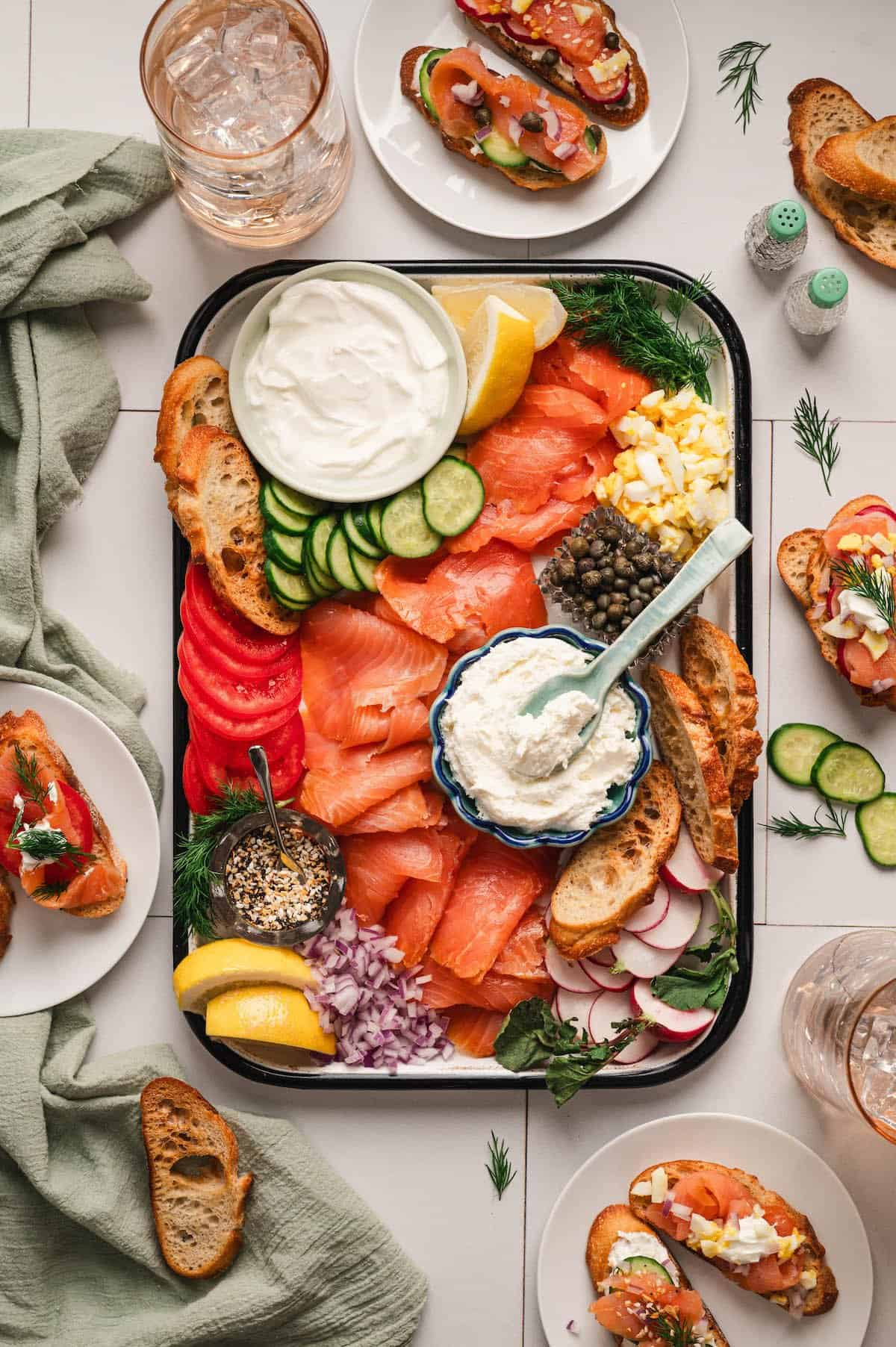 Smoked Salmon Platter Image