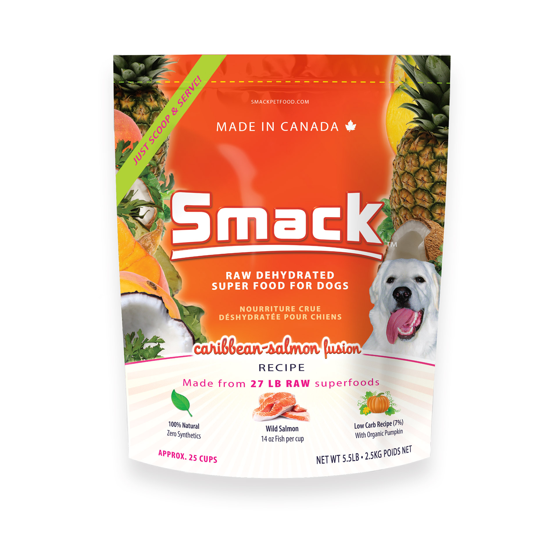 Smack Caribbean-Salmon Fusion Dog Recipe Image
