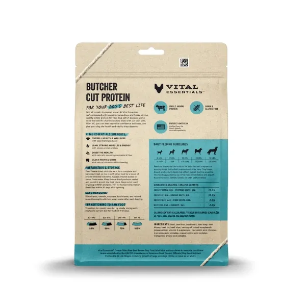 Freeze-Dried Raw Beef Entree Dog Food Mini Nibs Image 1