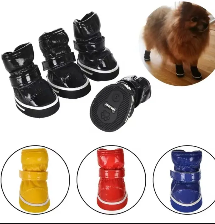 Waterproof Anti-Slip Pet Boots Image 0