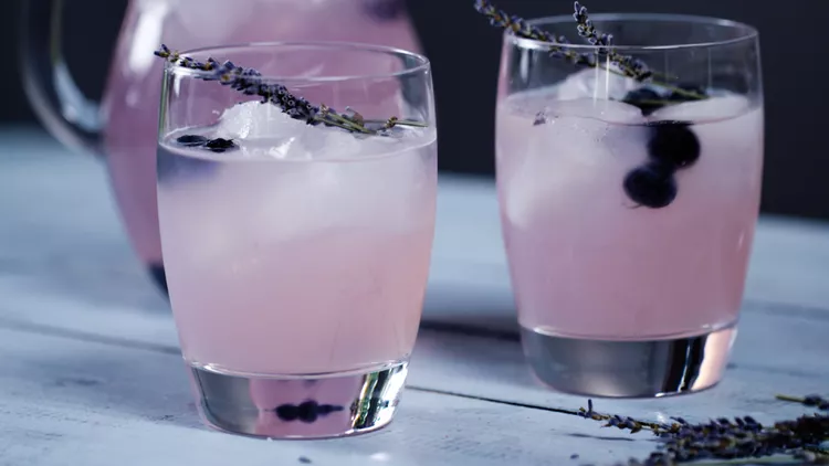Blueberry Lavender Vodka Spritzer Image