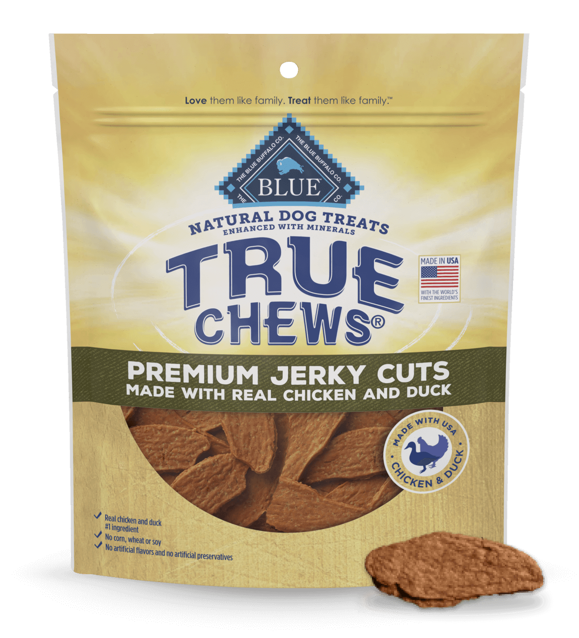 True Chews Jerky Chicken & Duck Recipe for Dogs Image