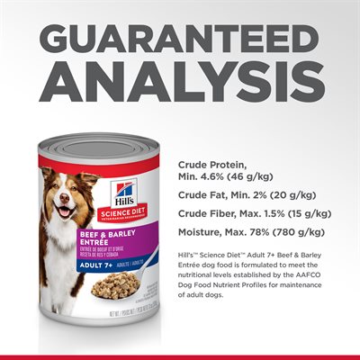 Senior Dog Beef & Barley Entrée Image 2