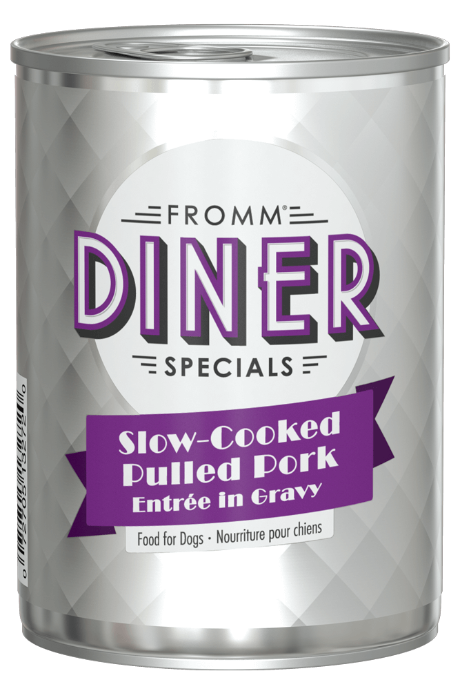  Diner Specials Slow-Cooked Pulled Pork Entrée in Gravy Wet Dog Food Image
