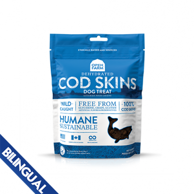 Dehydrated Cod Skins Dog Treat Image
