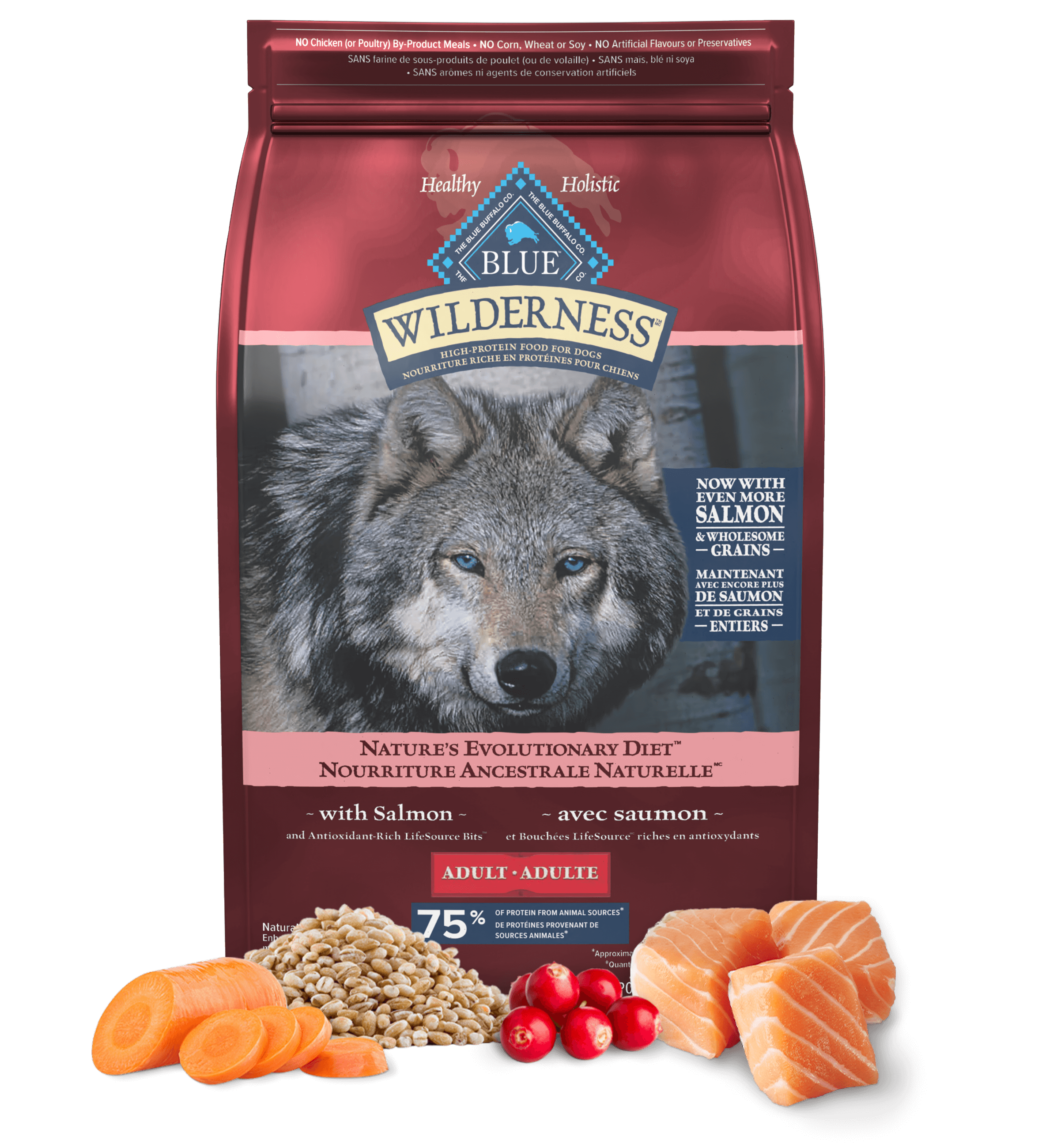 Wilderness Adult Dog Salmon w / Grain Image