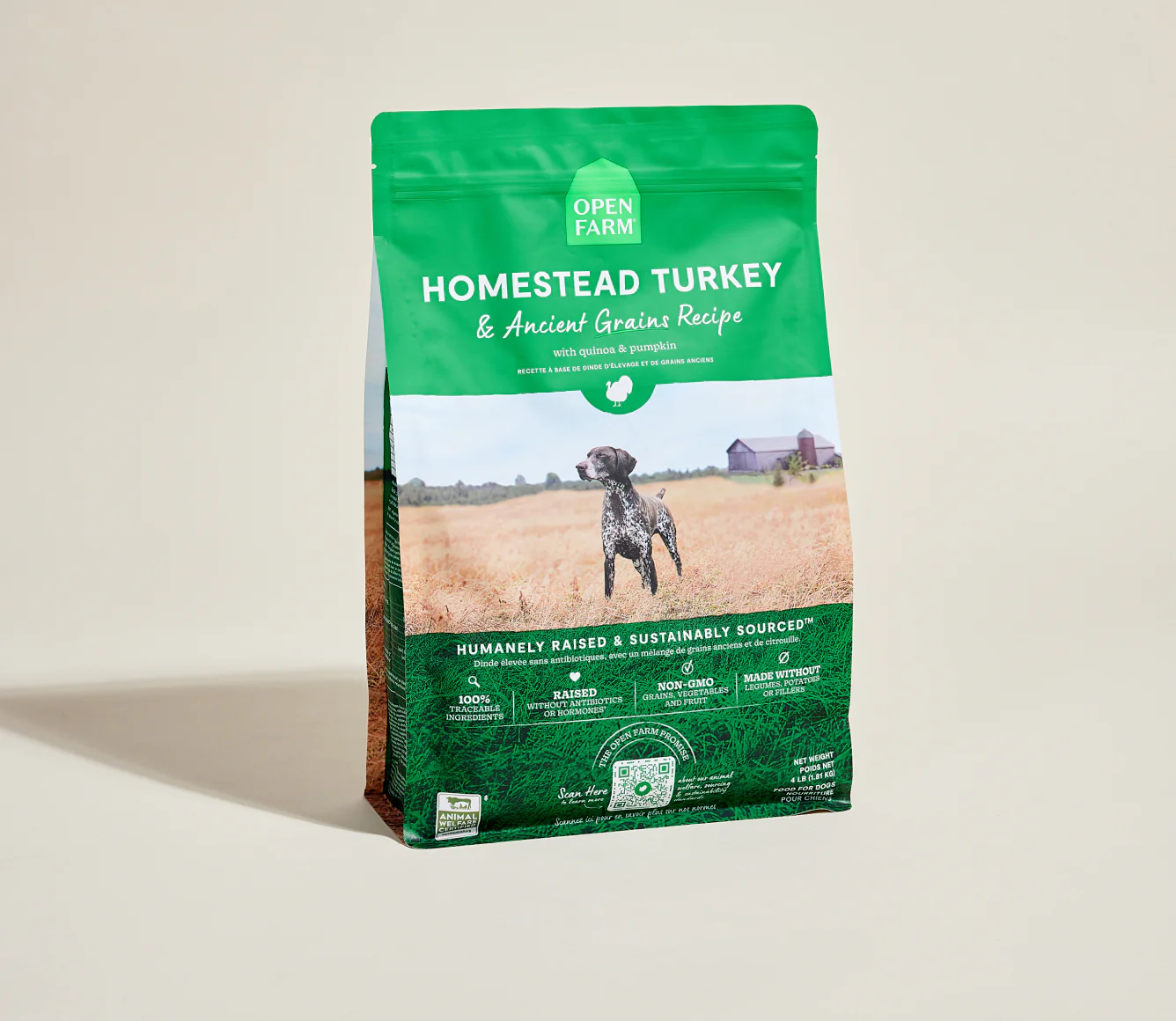 Homestead Turkey & Ancient Grains Dry Dog Food Image 0