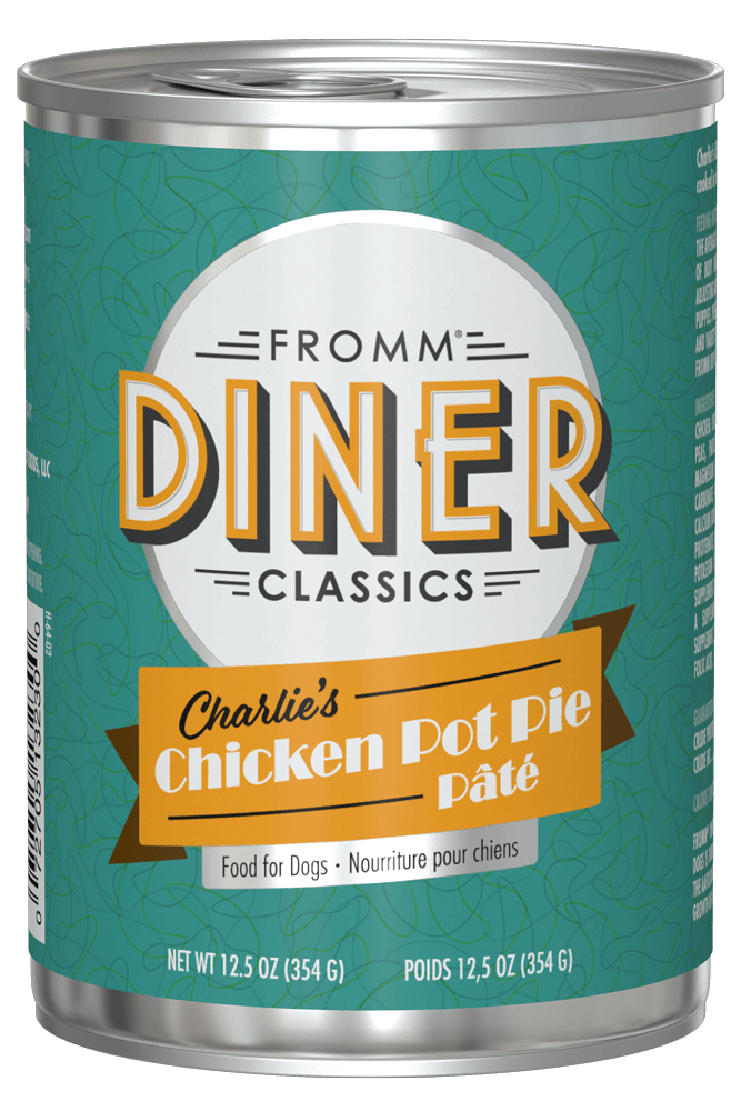 Diner Classics Charlie’s Chicken Pot Pie Pâté Wet Dog Food  Image