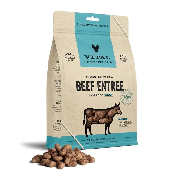 Freeze-Dried Raw Beef Entree Dog Food Nibs Image 0