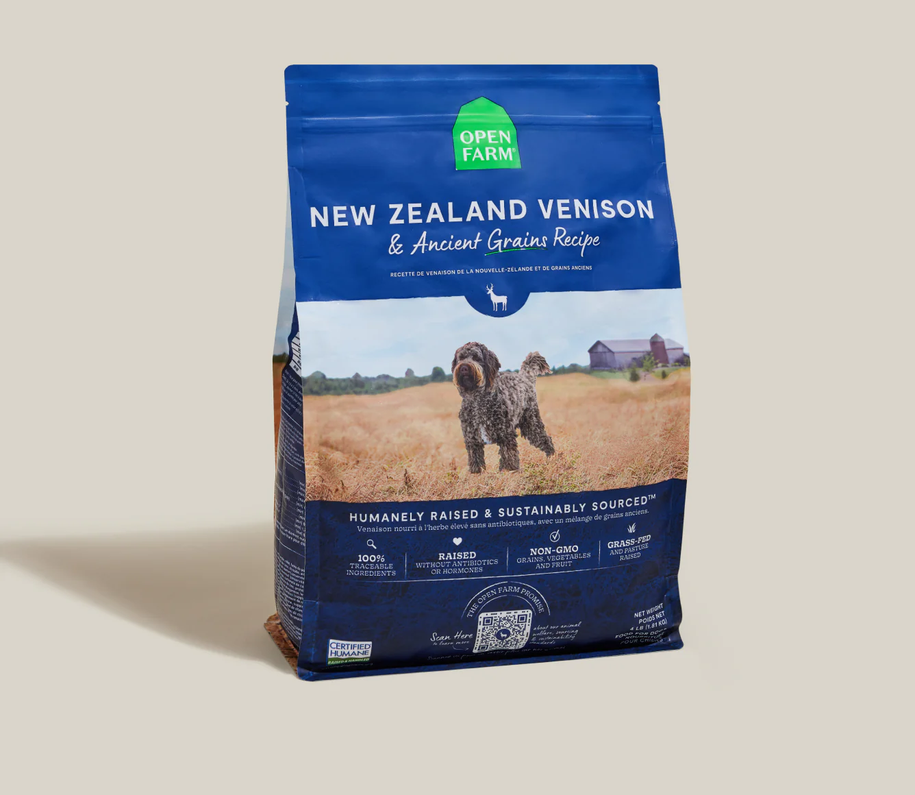 New Zealand Venison & Ancient Grains Recipe Dry Dog Food  Image 0