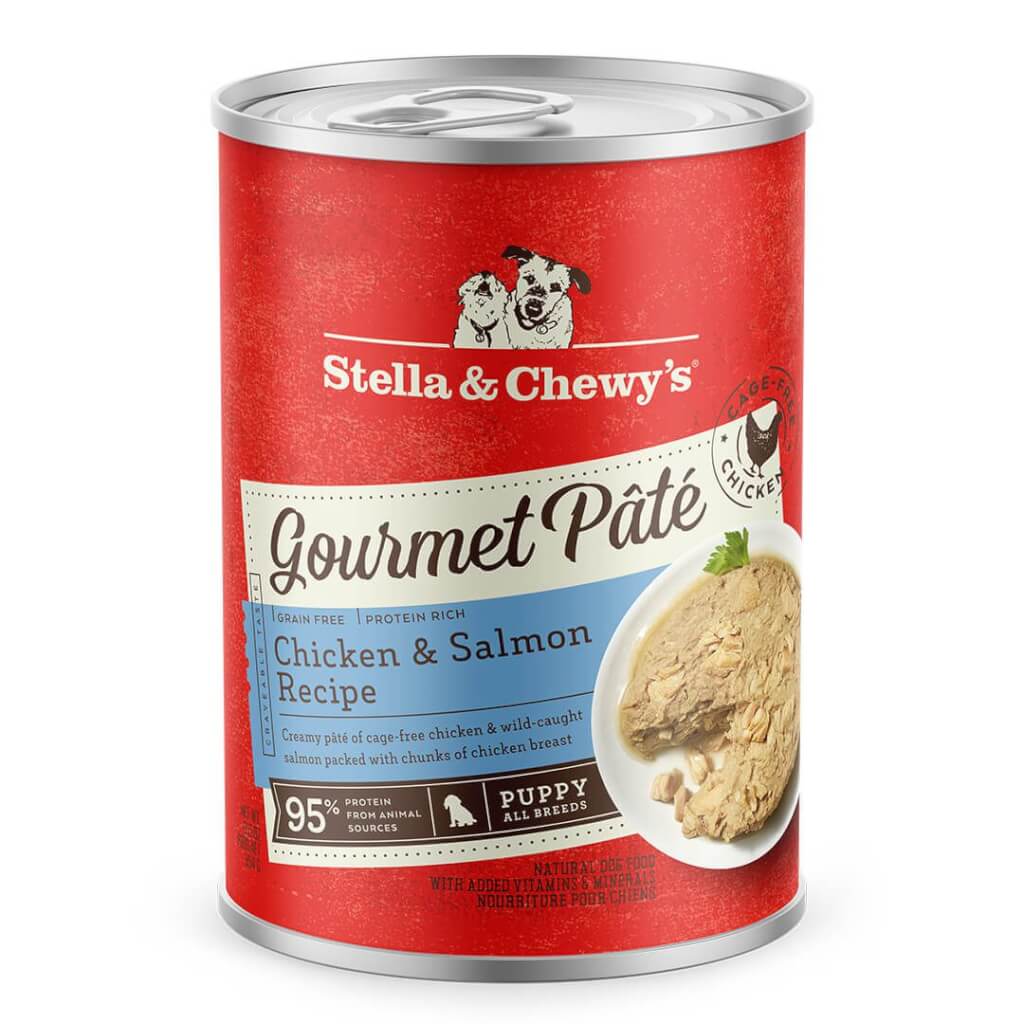 Gourmet Pâté Grain Free Puppy Cage-Free Chicken & Salmon Recipe Wet Puppy Food Image