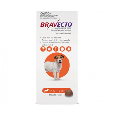 Image for Bravecto Chews Small Dog Orange