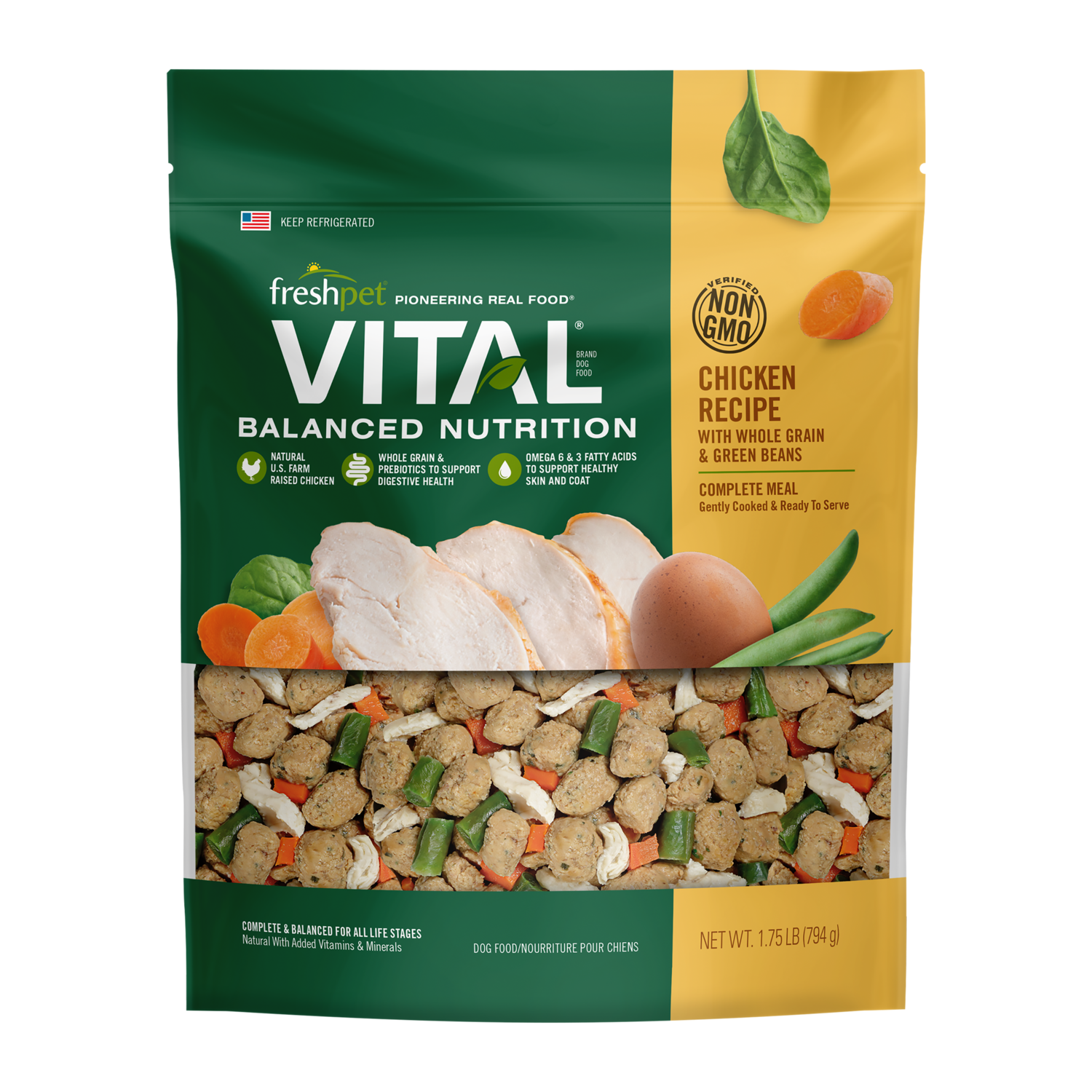 Balanced Nutrition Chicken Fresh Dog Food Image 0