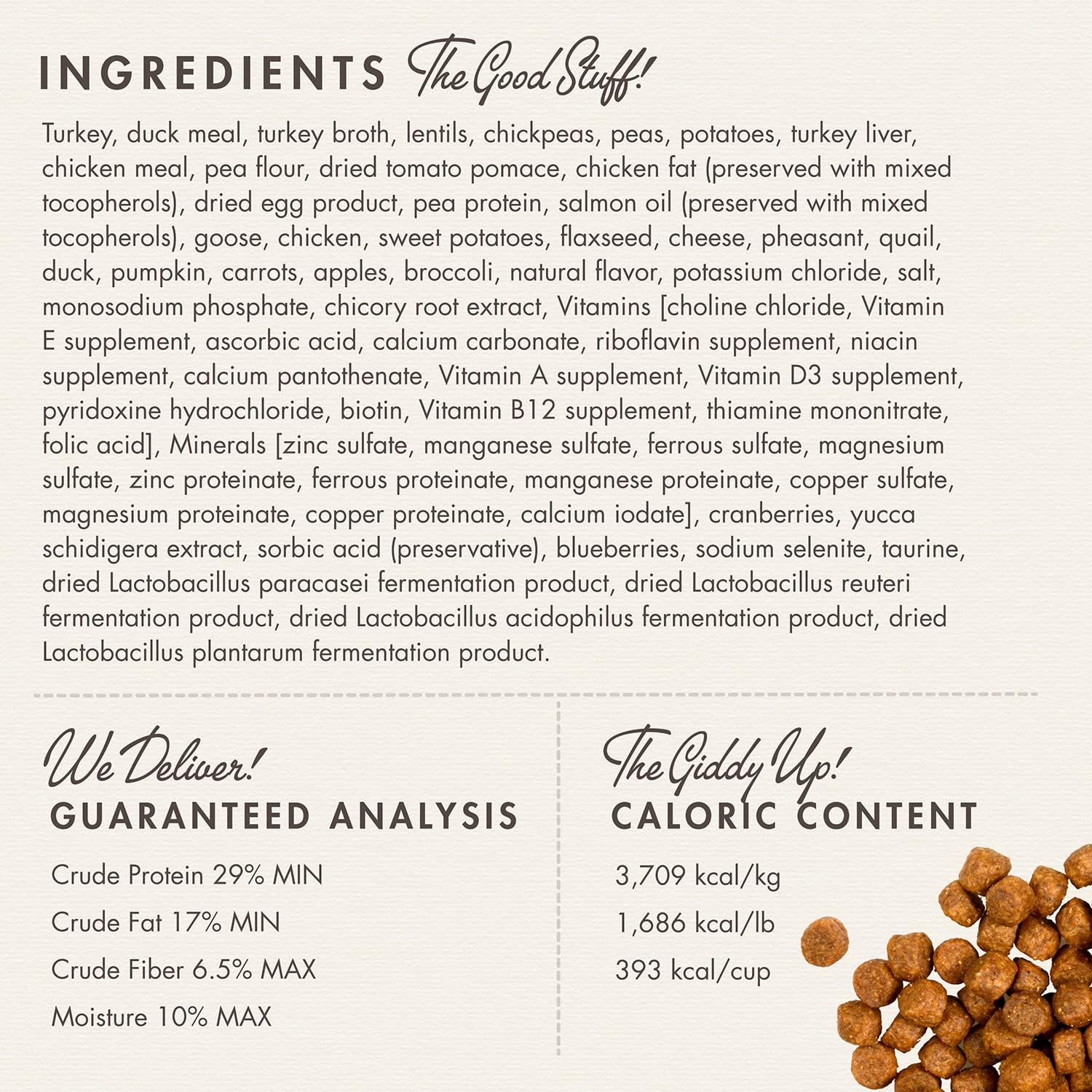 Game Bird Recipe Dry Dog Food Image 1