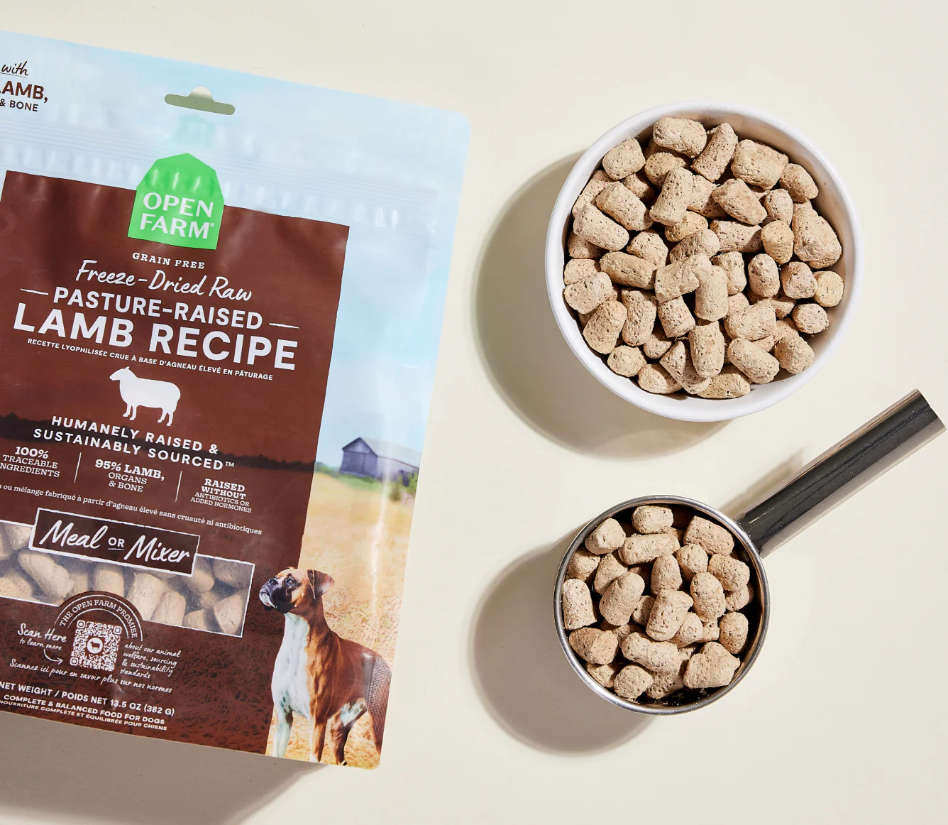 Pasture-Raised Lamb Freeze-Dried Raw Dog Food Image 1