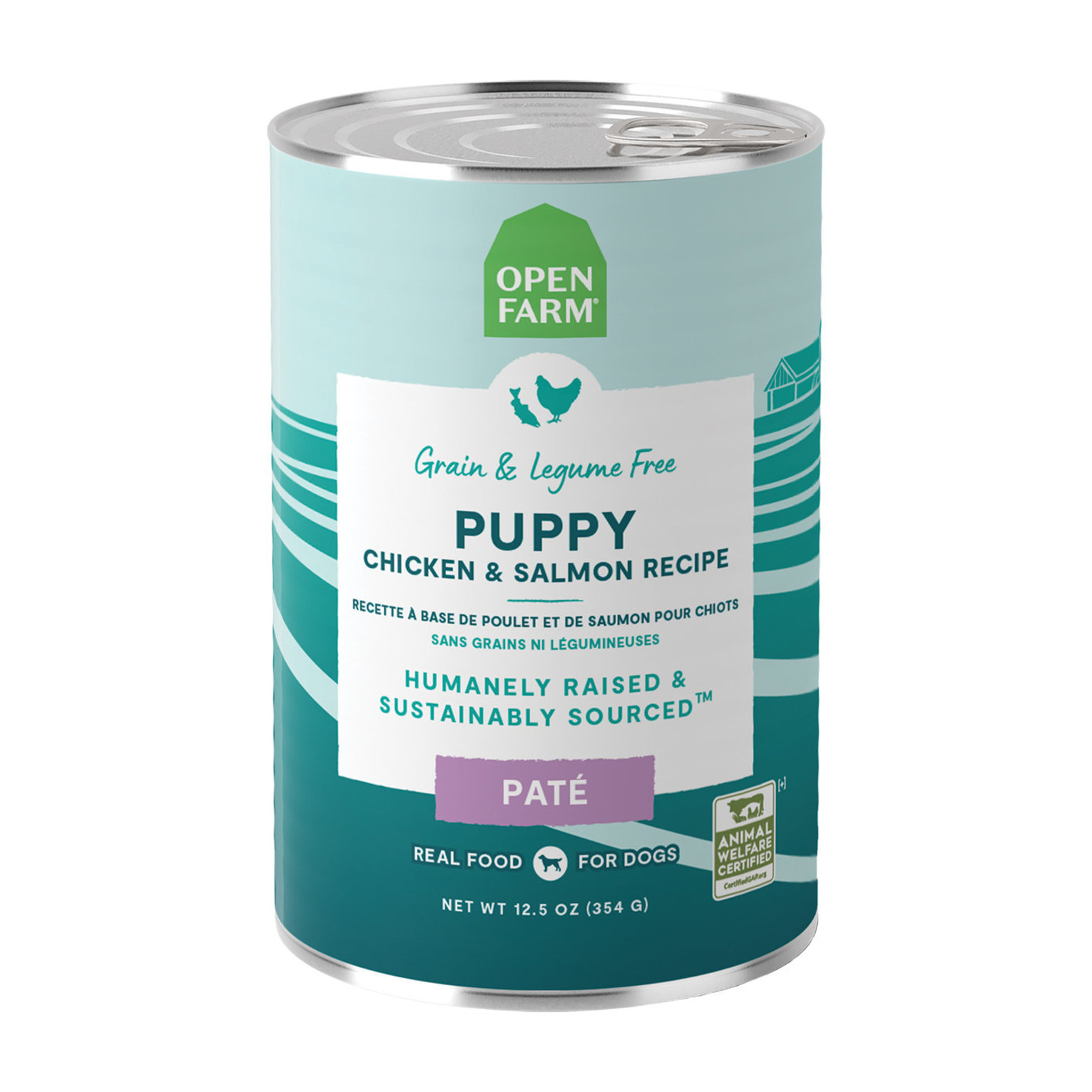 Puppy Chicken & Salmon Recipe Pâté Wet Dog Food Image 0
