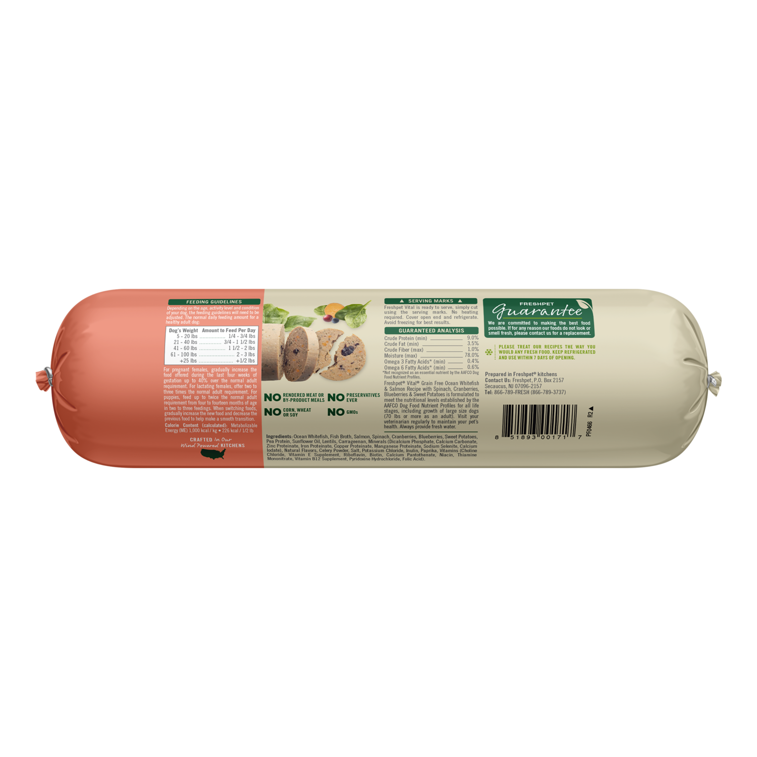 Grain Free Salmon with Vegetables Fresh Dog Food Image 1