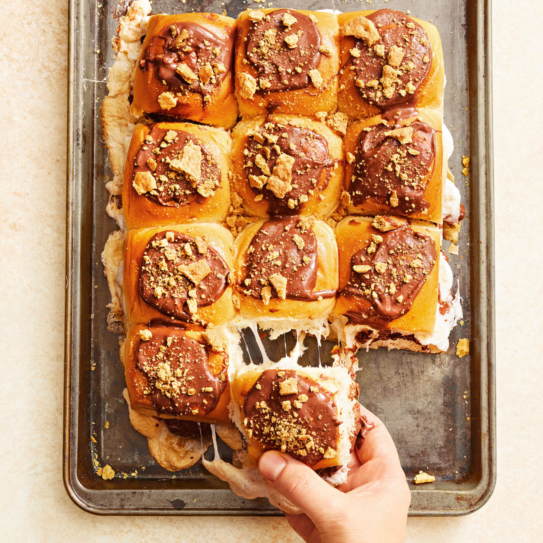 Pull-Apart S'mores Sliders Image