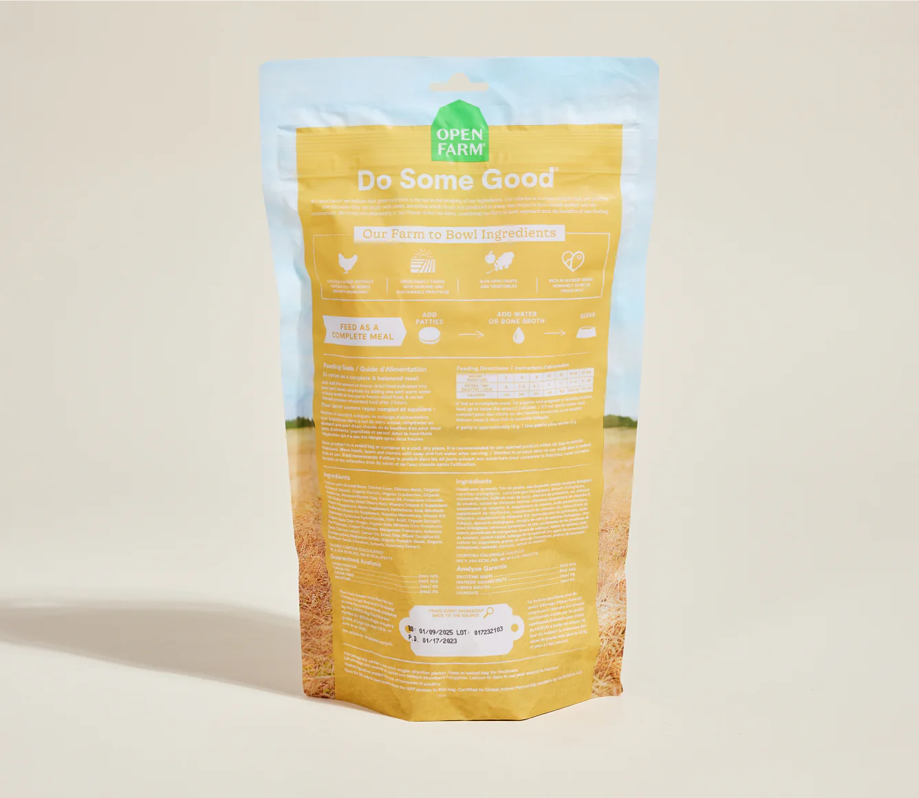 Harvest Chicken Freeze-Dried Raw Patties Freeze-Dried Dog Food Image 3