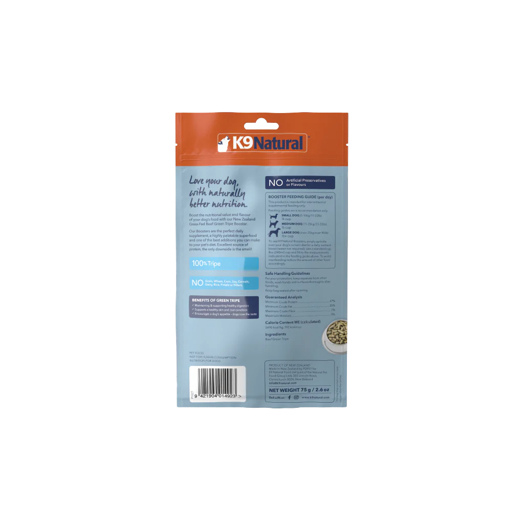 Beef Green Tripe Booster Freeze-Dried Dog Food Image 1