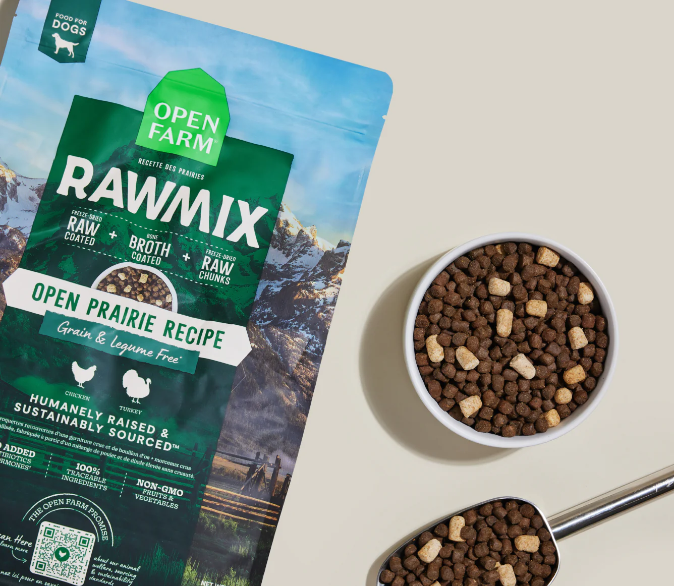RawMix Open Prairie Freeze-Dried Raw Morsels Freeze-Dried Dog Food Image 1