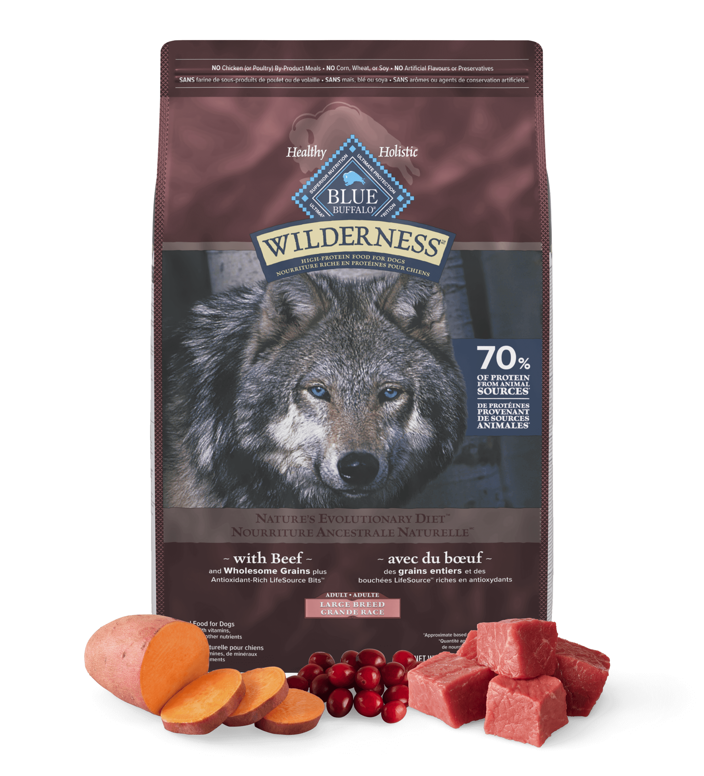 Wilderness Large Breed Dog Beef Image