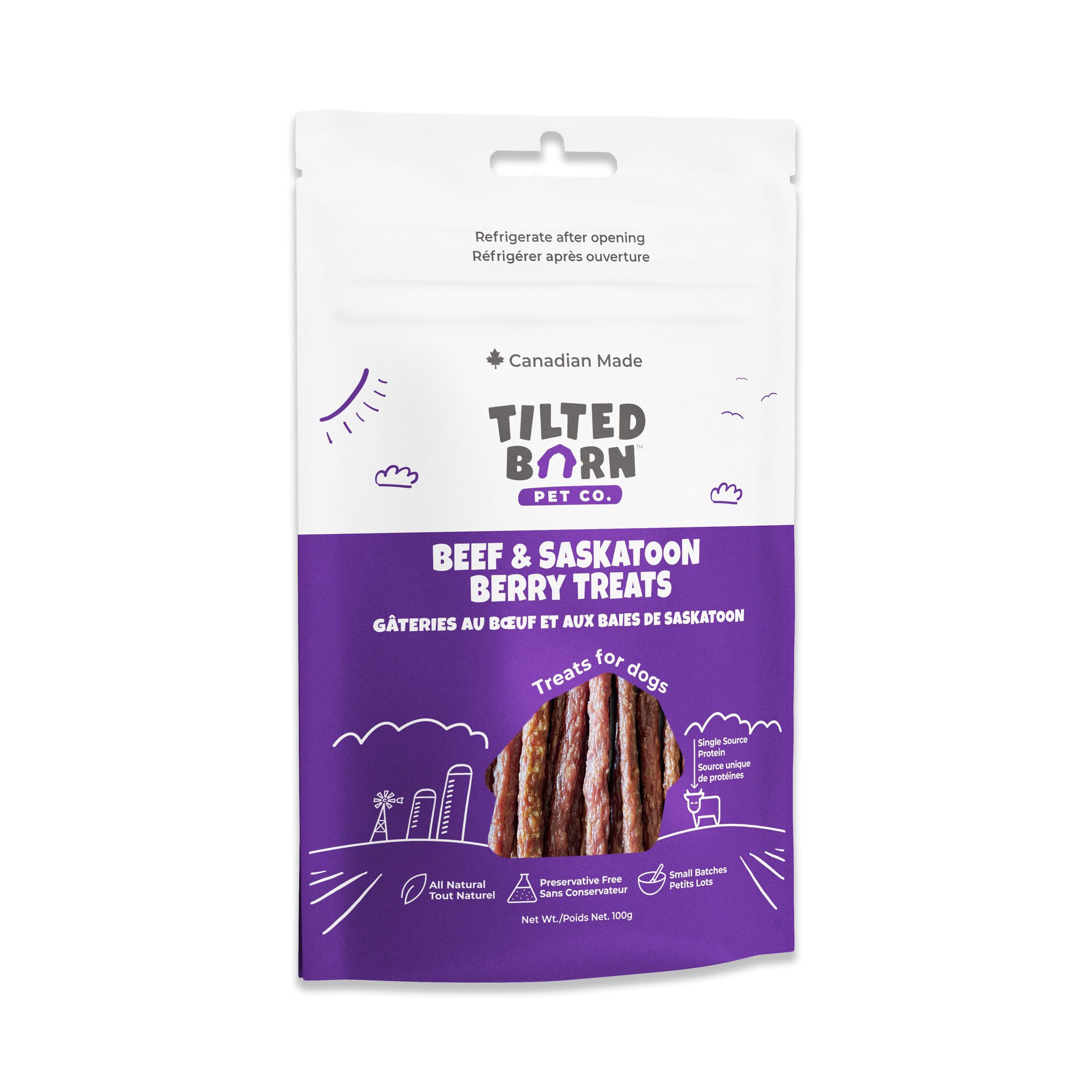 Beef & Saskatoon Berry Dog Treats Image 0
