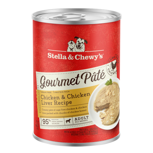 Gourmet Pâté Grain Free Cage-Free Chicken & Chicken Liver Recipe Wet Dog Food Image
