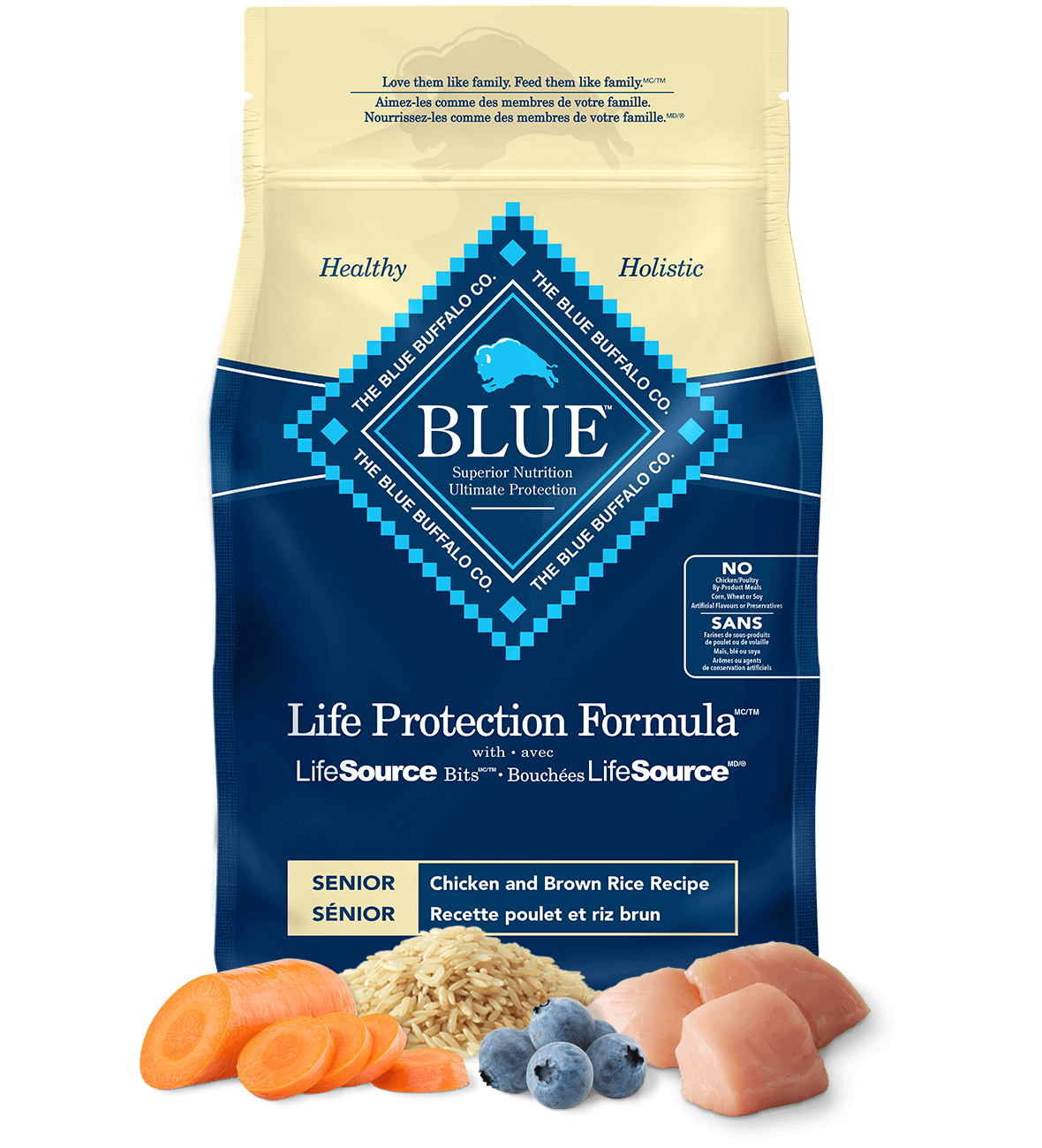 Life Protection Senior Dog Chicken & Brown Rice Image