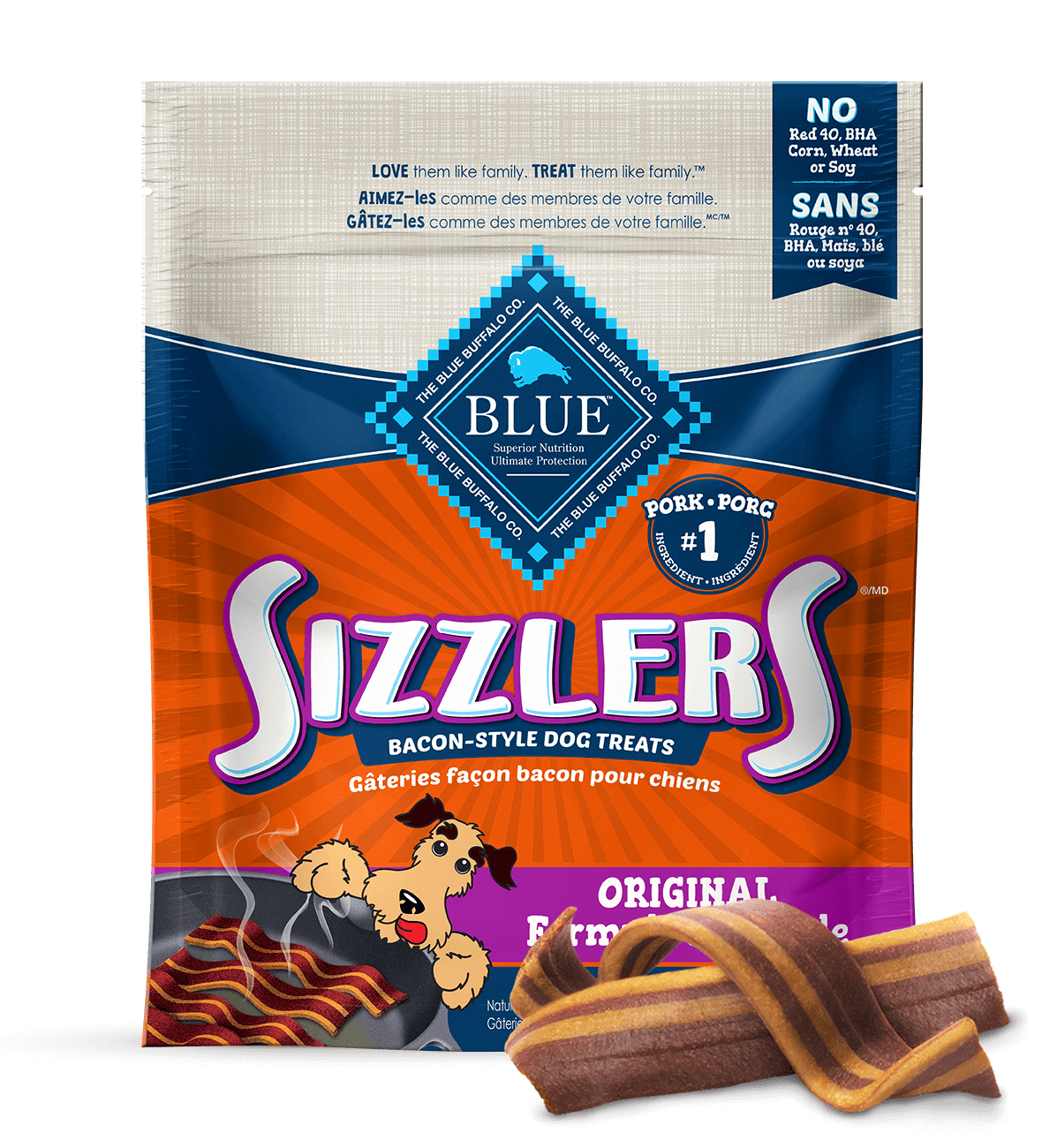 Sizzlers Bacon-Style Pork Treats Original Image