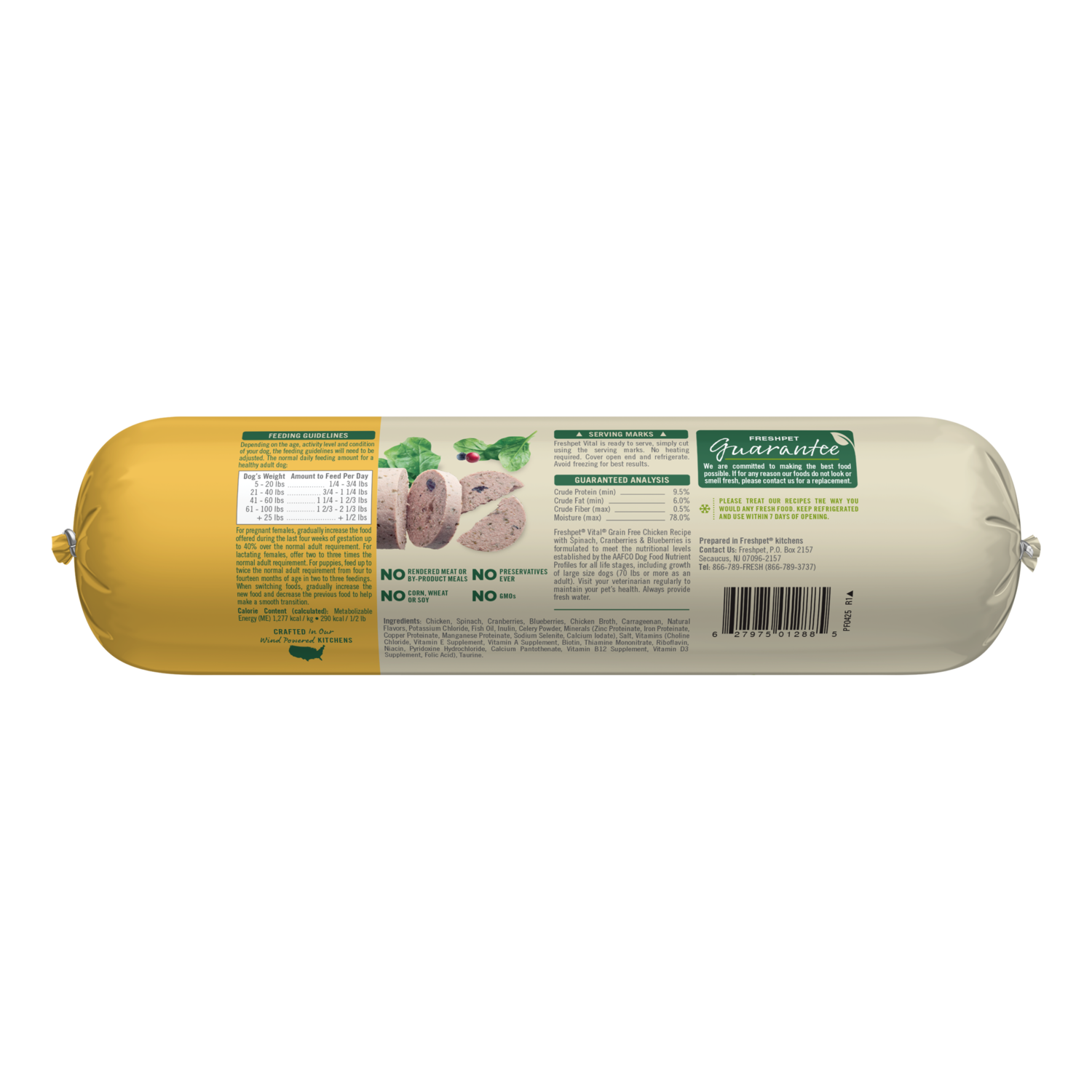 Grain Free Chicken Fresh Dog Food Image 1