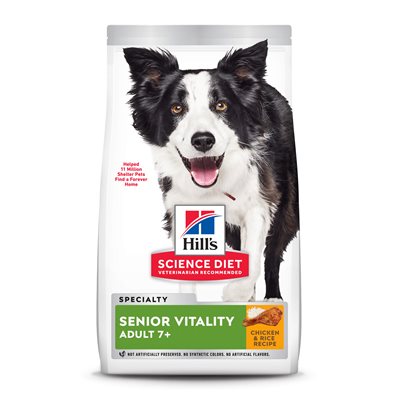 Senior Vitality Dog Chicken & Rice Image