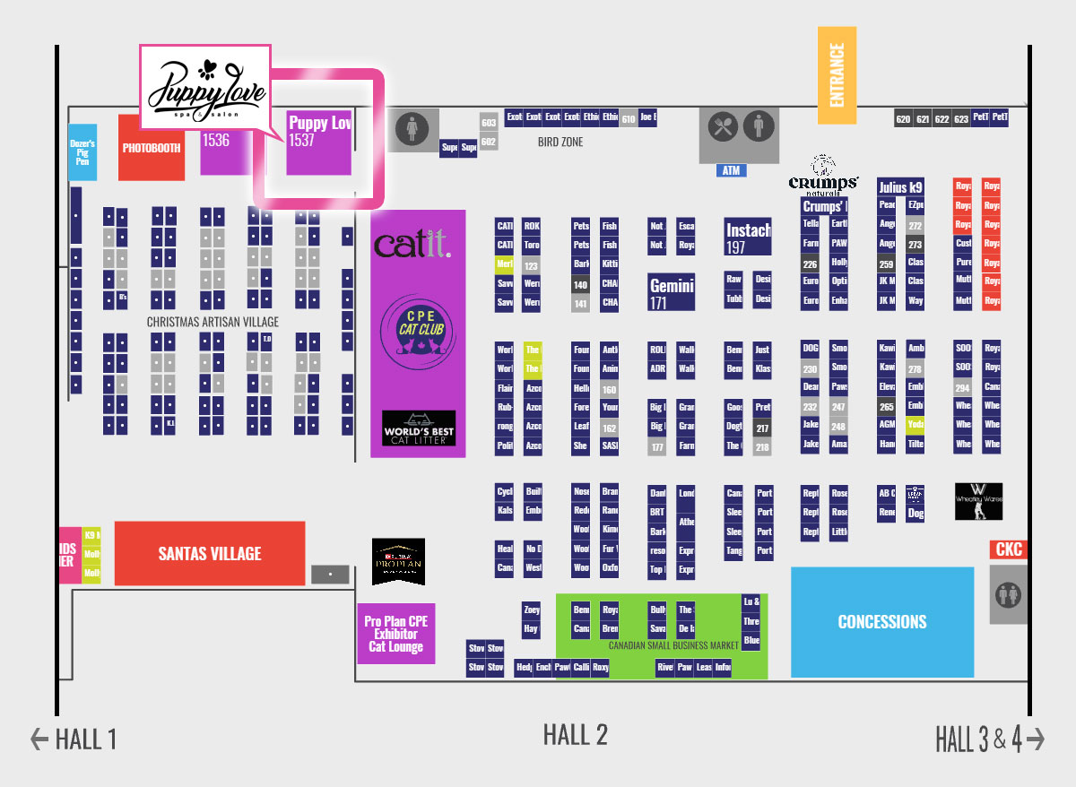 Pet Expo Map