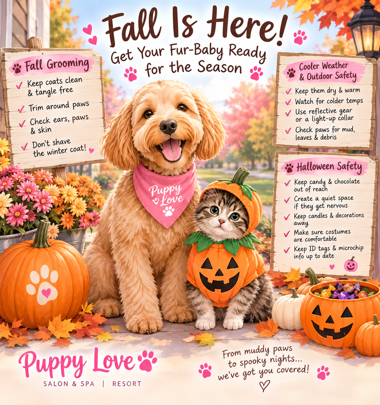 Fall Is Here! Getting Your Fur-Baby Ready for the Season
