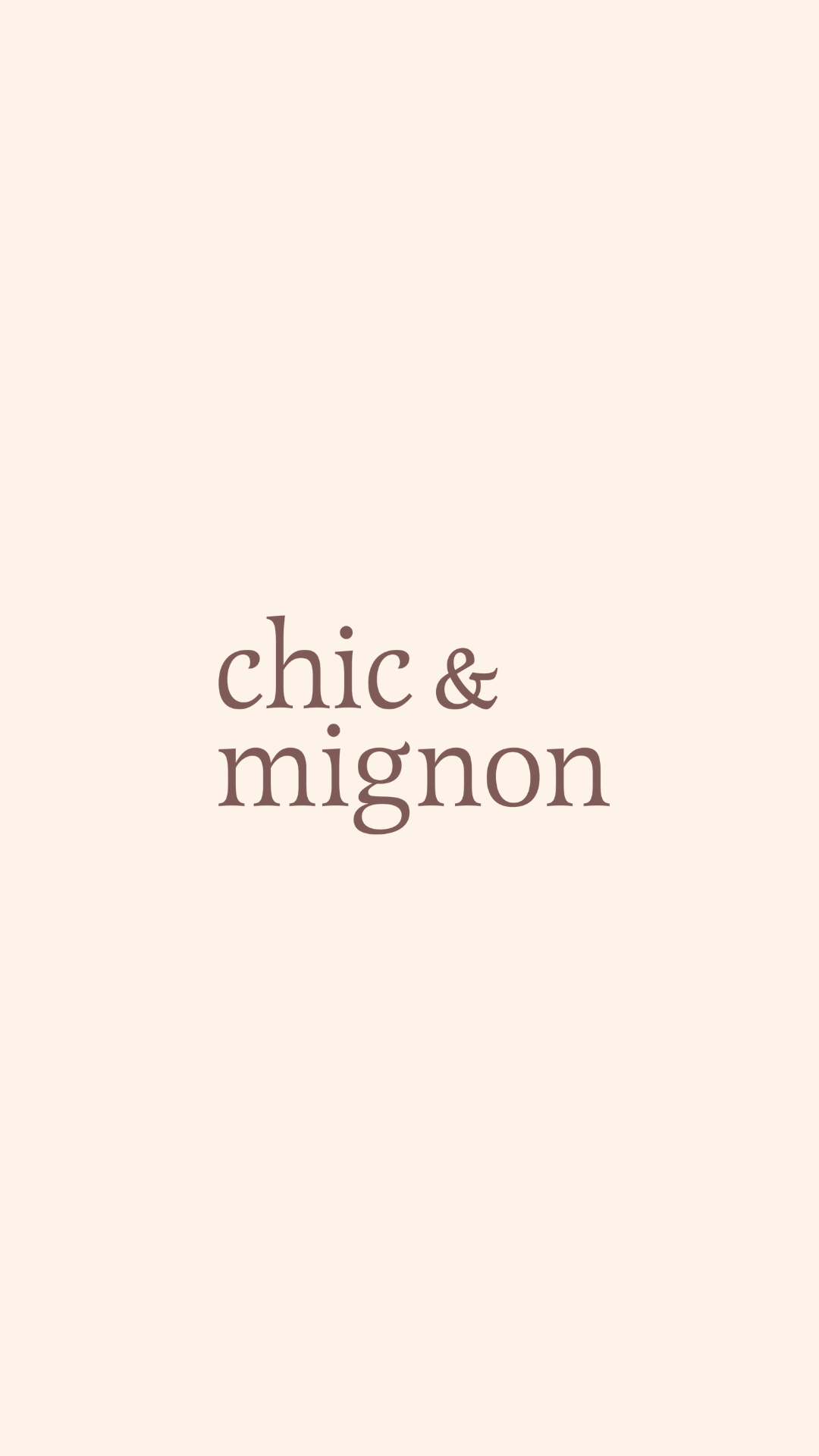 Chic et Mignon Image