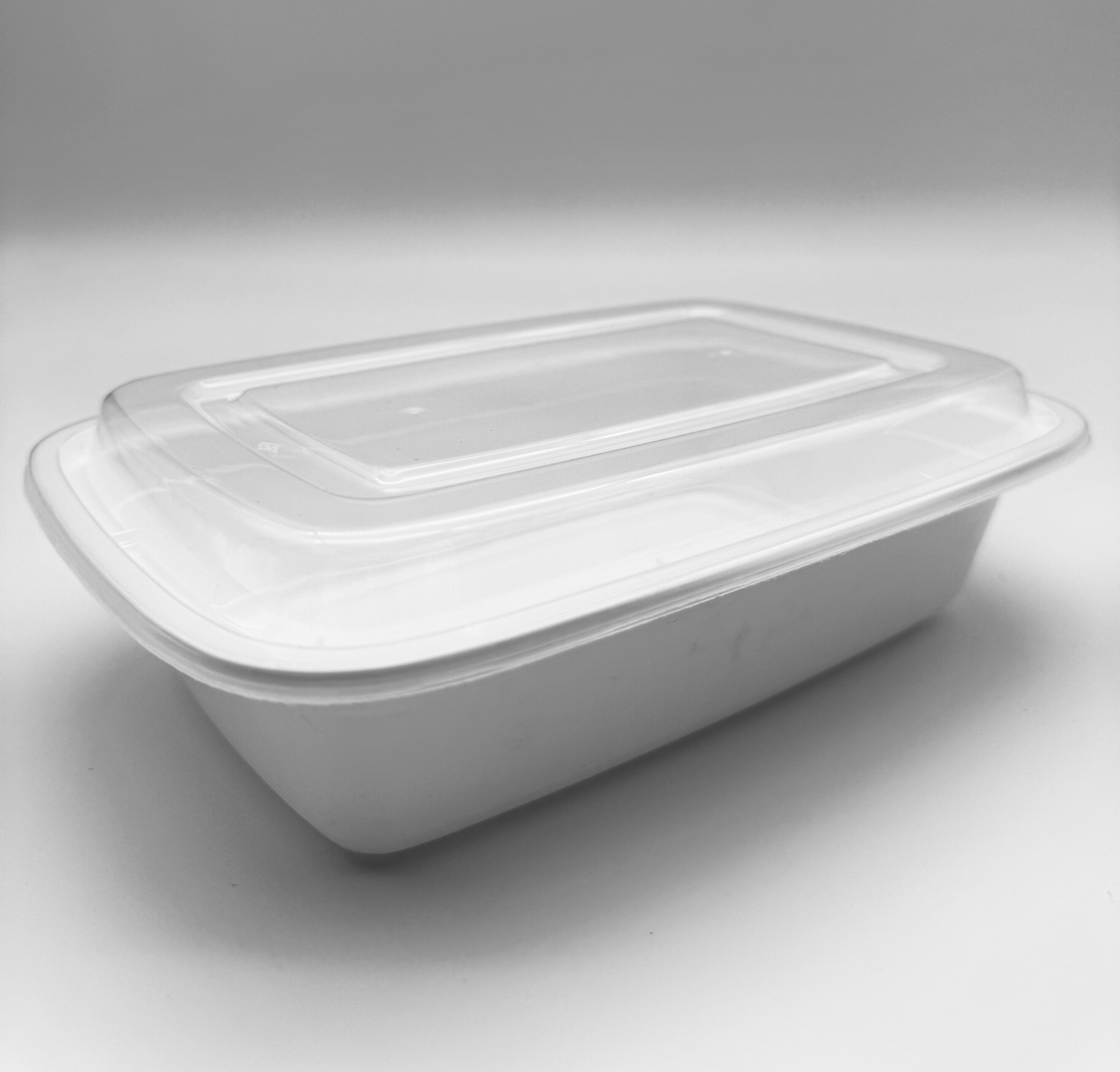Rectangular Microwave Heavy Duty Container - 38oz Image