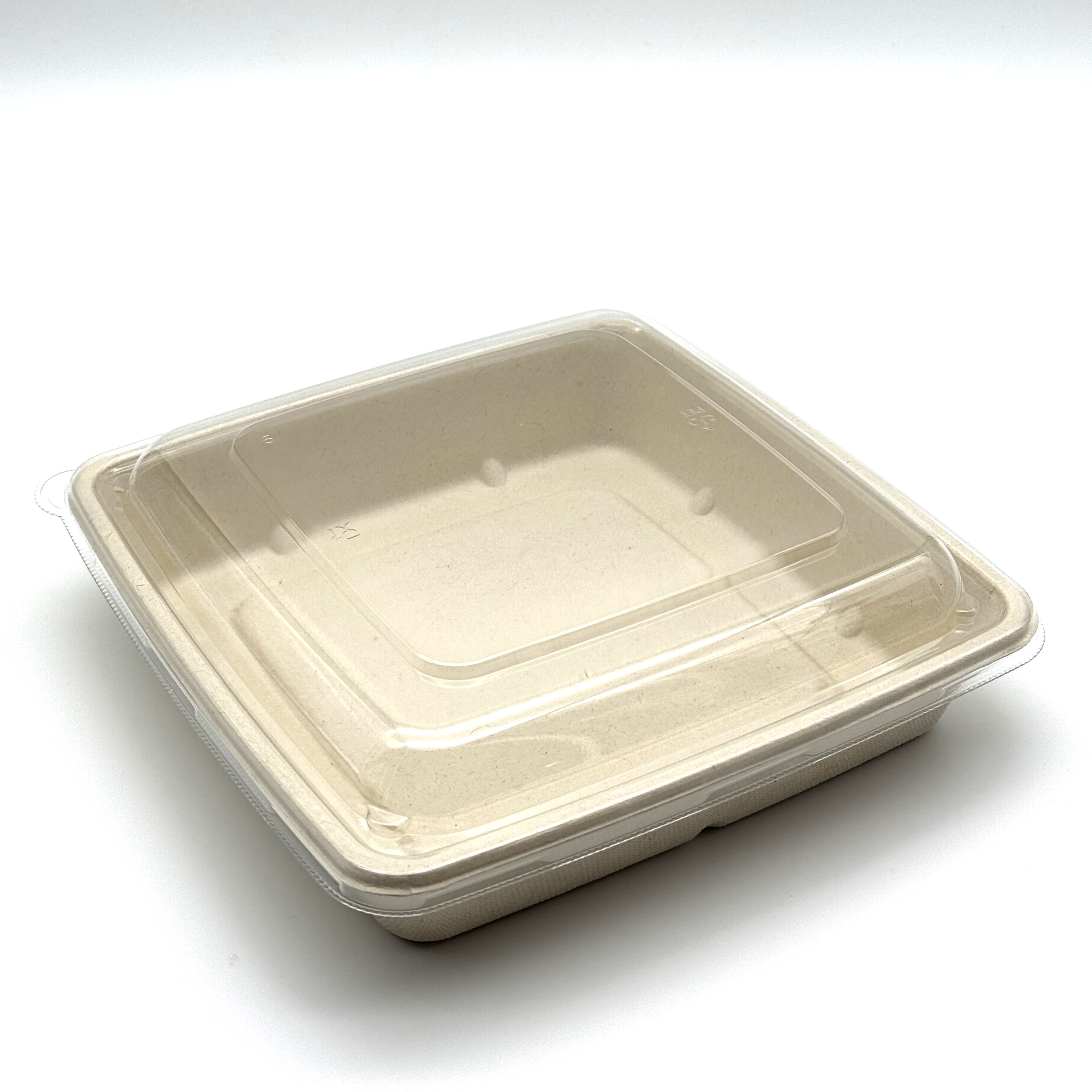 Lid for Bagasse Salad Tray Image