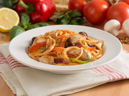 Linguine Chicken Amatriciana