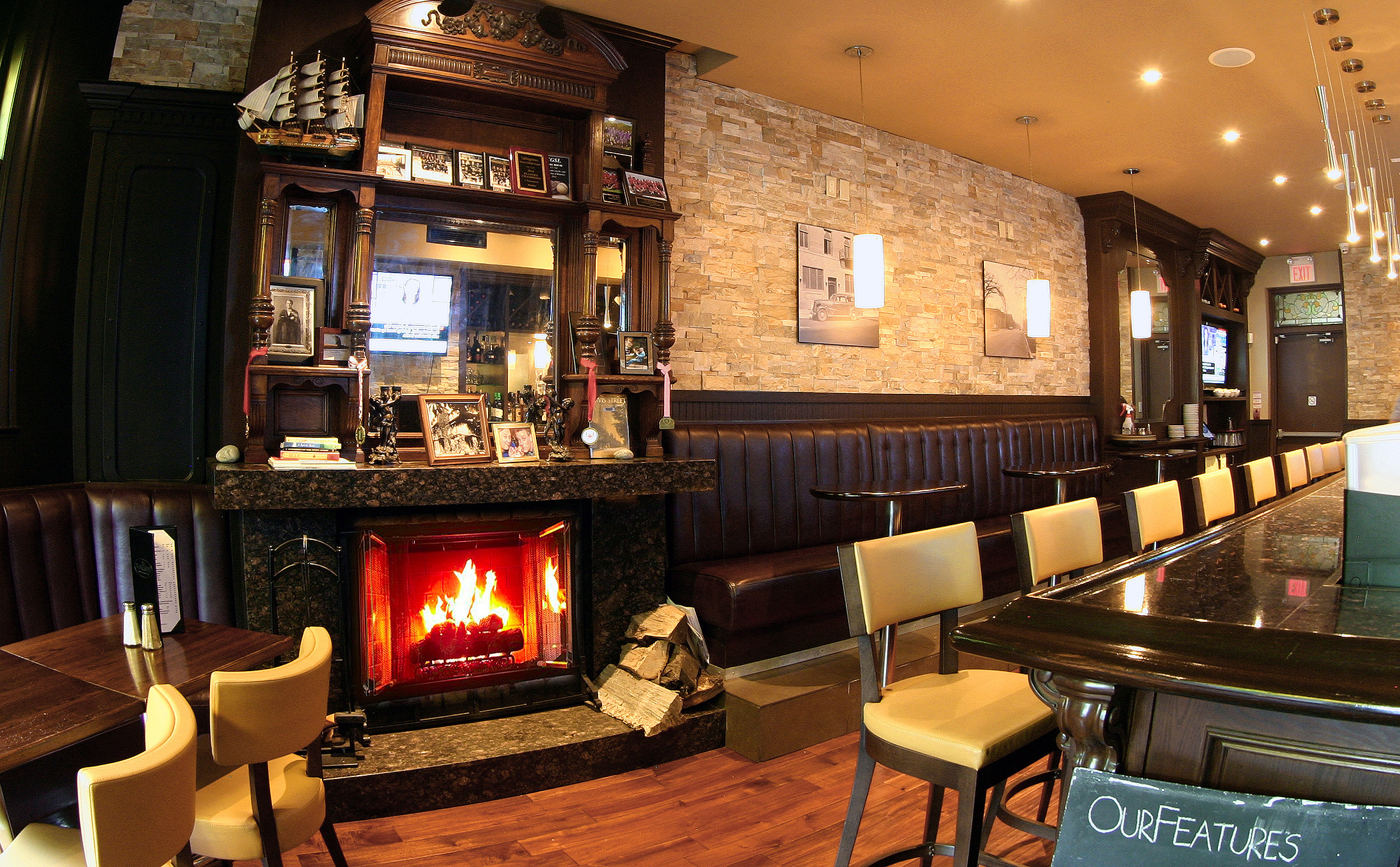 fireplace