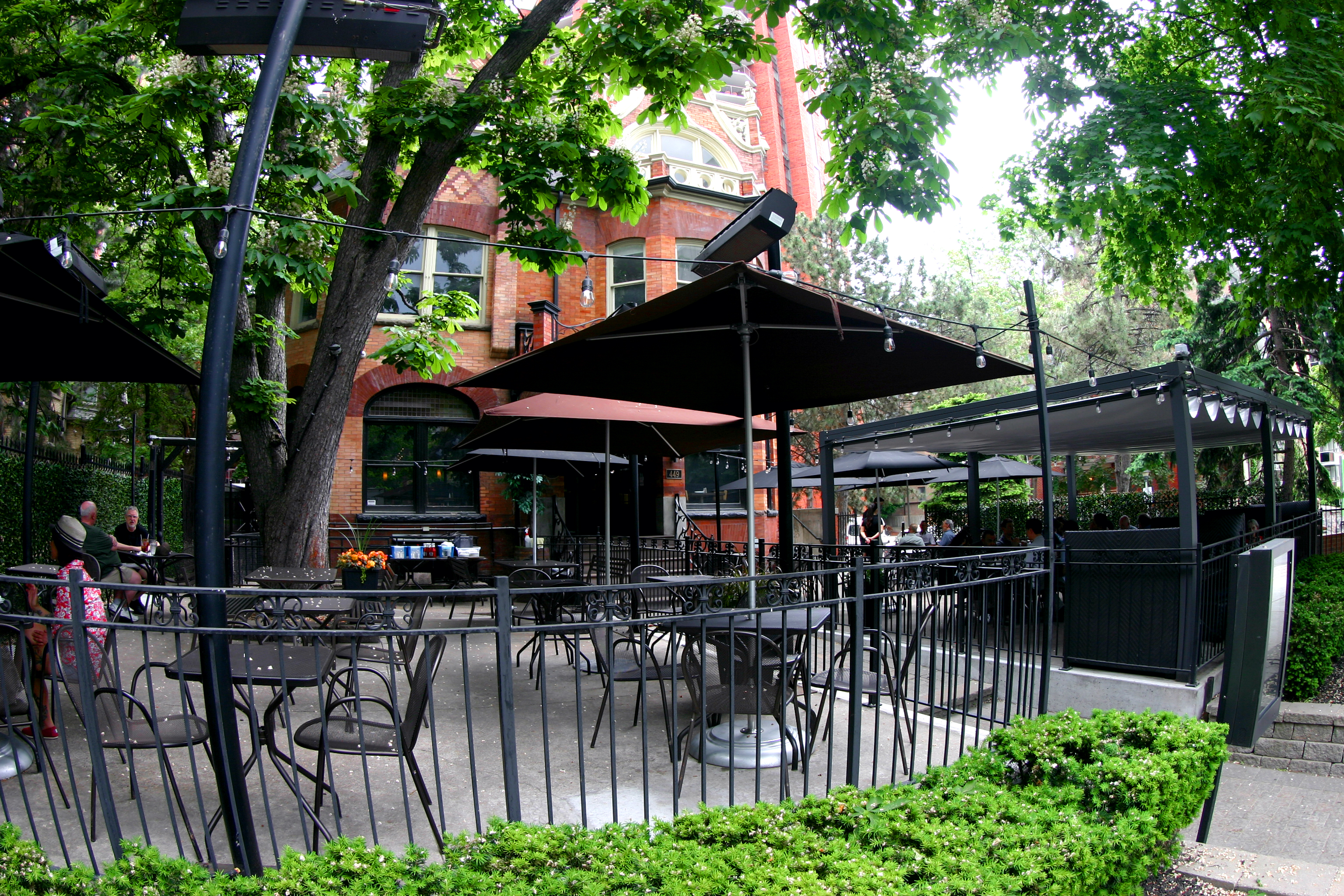 The blake house patio left side