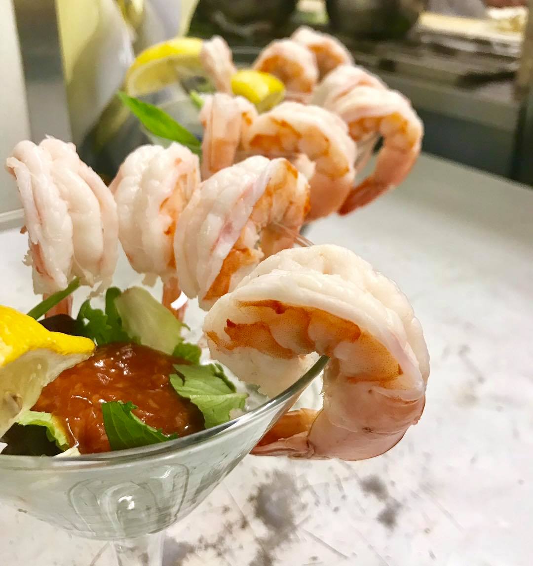 Jumbo shrimp cocktail