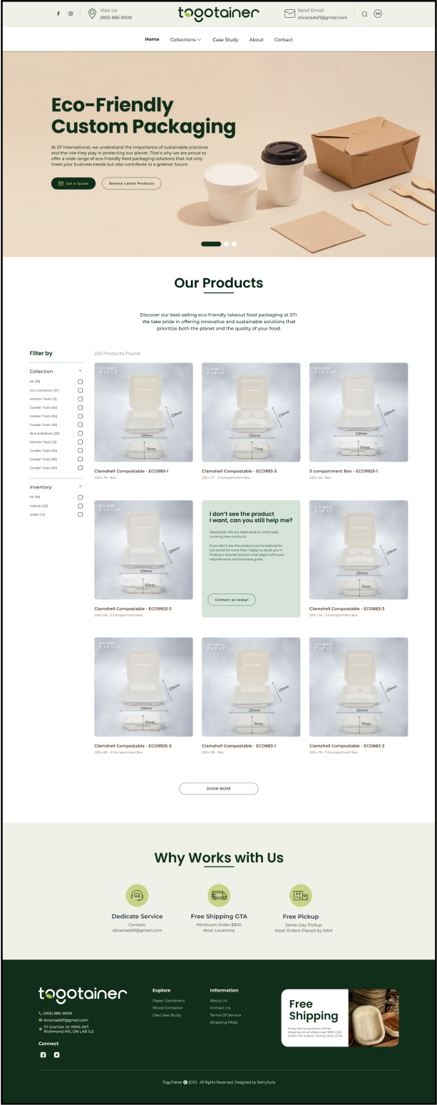 Product Page Design